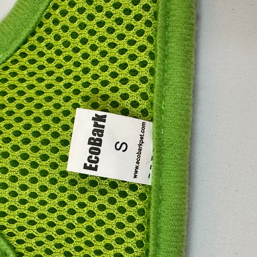 EcoBark Dog Harness Small Green Mesh Padded Comfort Step-In Adjustable Pet Vest - Picture 6 of 7